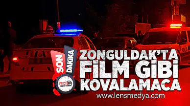 Zonguldak'ta film gibi kovalamaca!