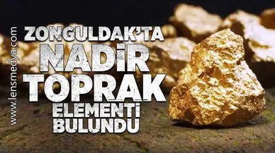Zonguldak'ta nadir toprak elementi bulundu!