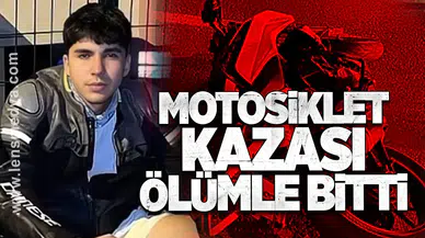 Motosiklet Kazası Ölümle Bitti