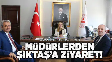 Müdürlerden Şıktaş'a ziyaret!