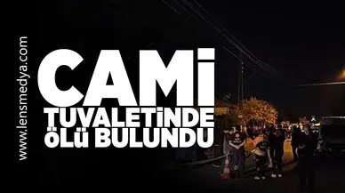Cami tuvaletinde ölü bulundu!