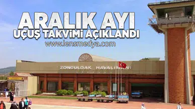 Aralık ayı uçuş takvimi açıklandı!