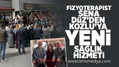 Fizyoterapist Sena Düz'den Kozlu'ya yeni sağlık hizmeti!