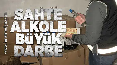 Sahte alkole ağır darbe!