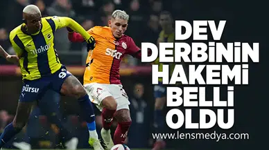 Dev derbinin hakemi belli oldu!