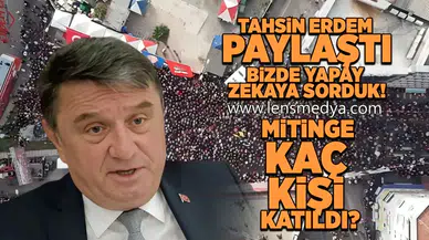 Özel'in Zonguldak mitingine kaç kişi katıldı?