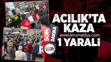 Acılık'ta kaza: 1 Yaralı