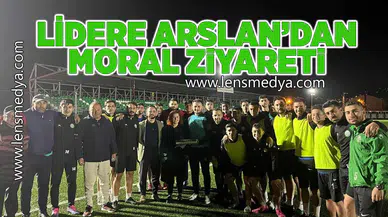 Lidere Arslan'dan moral ziyareti!
