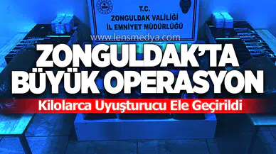 ZONGULDAK'TA BÜYÜK OPERASYON