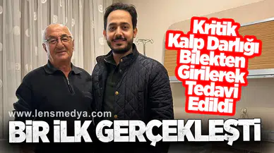 Bir İlk: Kritik Kalp Darlığı Bilekten Girilerek Tedavi Edildi