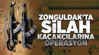 Zonguldak'ta silah kaçakçılarına operasyon!