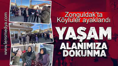 "Yaşam alanımıza dokunma!"