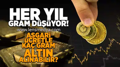 2026 yılı asgari ücretle kaç gram altın alınabilir!