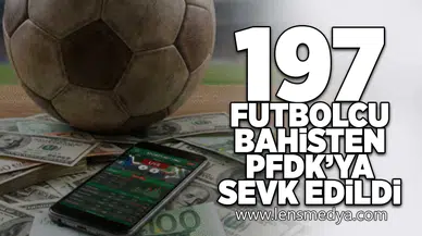 197 Futbolcu bahis soruşturmasından PFDK'ya sevk edildi!