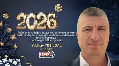 Yıldıray Yeşildal'ın yeni yıl mesajı