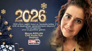 Merve Arslan'ın yeni yıl mesajı!