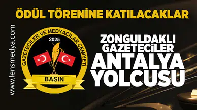 Zonguldaklı Gazeteciler Antalya yolcusu!