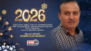 Necmi Akgül'ün yeni yıl mesajı