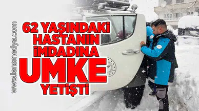 62 Yaşındaki hastanın imdadına UMKE yetişti!