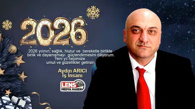 Aydın Arıcı'nın yeni yıl mesajı