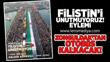 Filistin'i unutmuyoruz eylemi!
