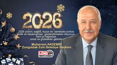 Muharrem Akdemir'in yeni yıl mesajı