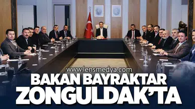 Bakan Bayraktar Zonguldak’ta