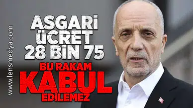 "Bu rakam kabul edilemez!"