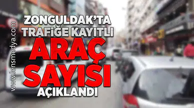 Zonguldak'ta trafiğe kayıtlı araç sayısı belli oldu!