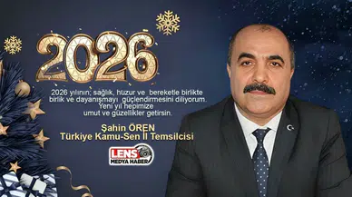 Şahin Ören'in yeni yıl mesajı