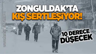 Zonguldak’ta Kış Sertleşiyor!