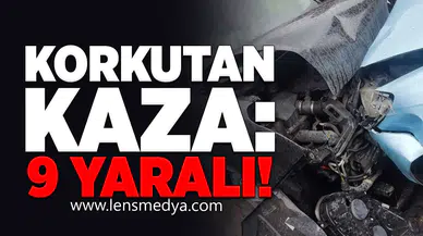 Korkutan Kaza: 9 Yaralı!