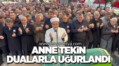 Anne Tekin Dualarla Uğurlandı
