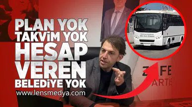 Plan yok, takvim yok... Hesap veren belediye yok!