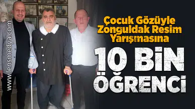 "Çocuk Gözüyle Zonguldak Resim Yarışmasına  10 Bin Öğrenci!