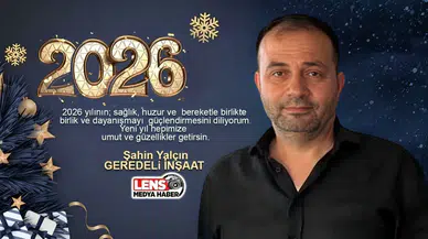 Şahin Geredeli'nin yeni yıl mesajı