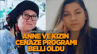 Anne ve Kızın Cenaze Programı Belli Oldu