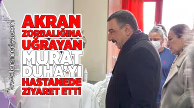 Akran zorbalığına uğrayan Murat Duha Yıldız'ı hastanede ziyaret etti!