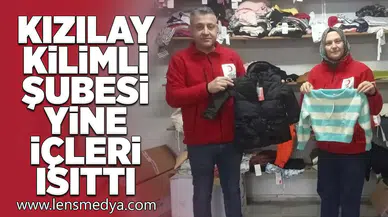 Kilimli Kızılay Şubesi içleri ısıttı!