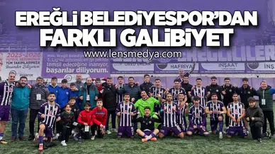 Kdz. Ereğli Belediyespor’dan farklı galibiyet