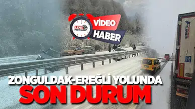 Zonguldak-Ereğli yolunda son durum