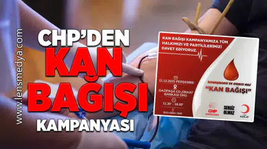 CHP'den kan bağışı kampanyası!