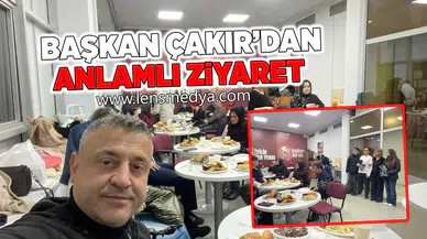 Başkan Hakan Çakır'dan anlamlı ziyaret!