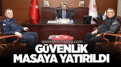 Zonguldak’ta Güvenlik Masaya Yatırıldı