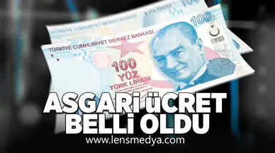 Asgari ücret belli oldu!