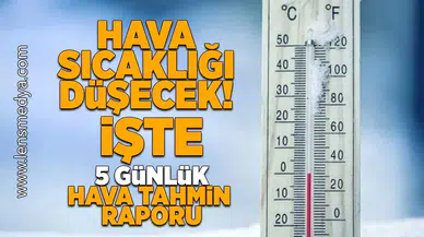 Hava sıcaklığı düşecek!