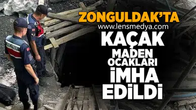 Zonguldak'ta kaçak maden ocakları imha edildi!