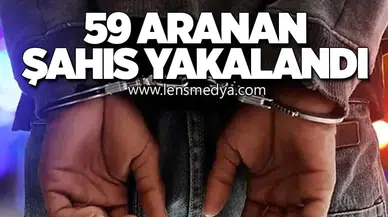 Zonguldak’ta 59 Aranan Şahıs Yakalandı