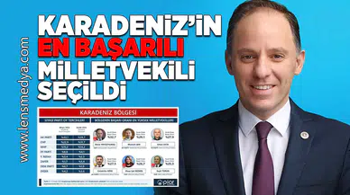 Karadeniz'in en başarılı milletvekili seçildi!