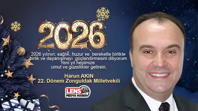 Harun Akın'ın yeni yıl mesajı!